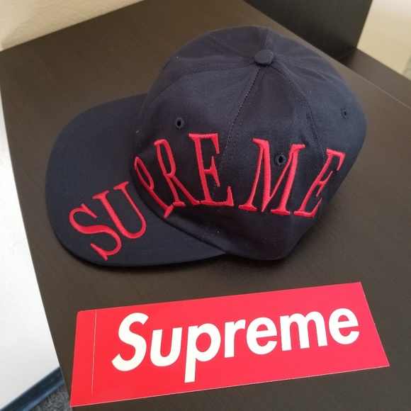 supreme arc logo hat